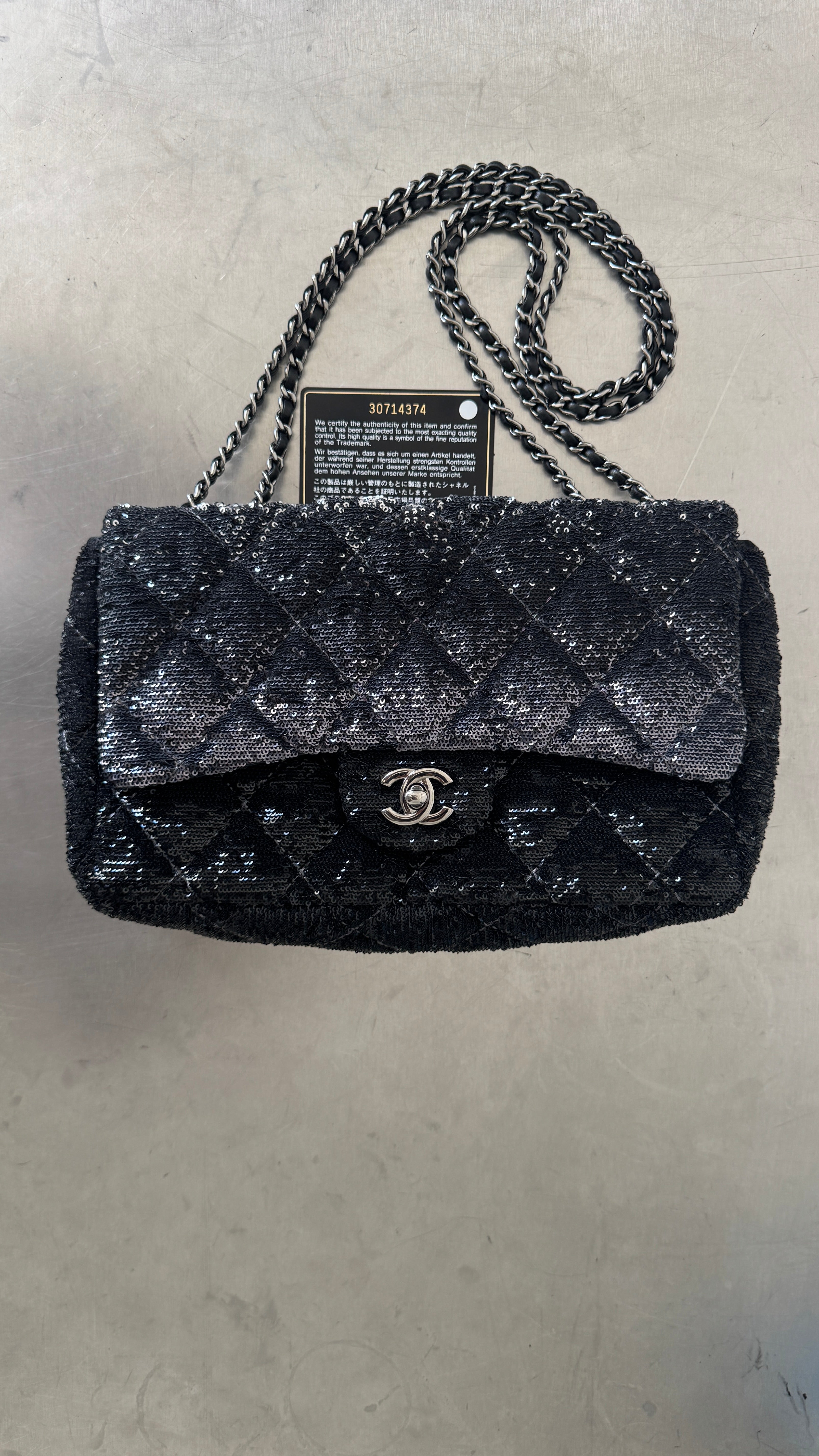 Chanel Sequin Single Flap Shoulder Bag (2020 Very Rare)