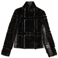 Gucci Asymmetric Mink & Crocodile Leather Jacket by Tom Ford, Fall 2004
