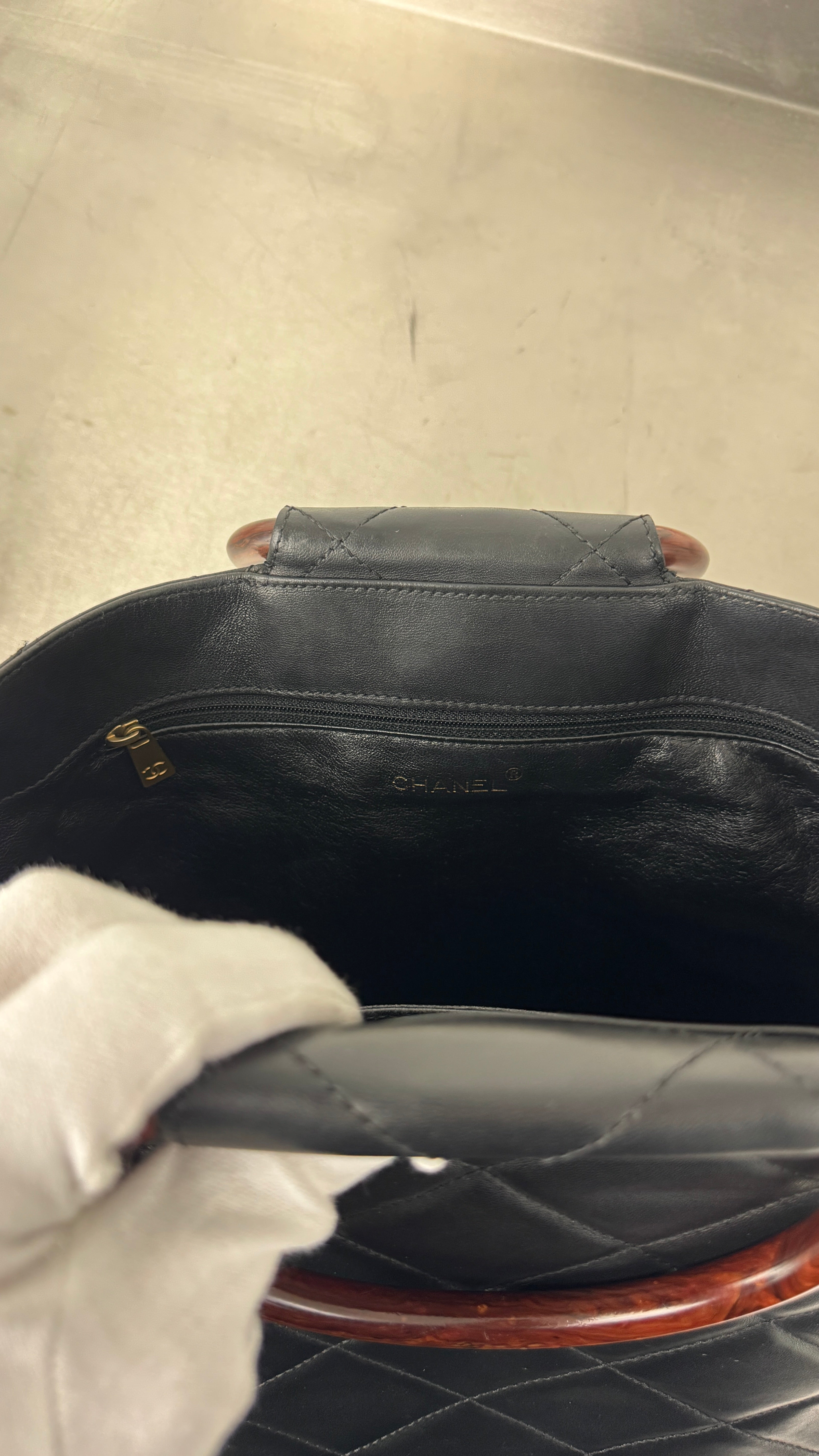 Chanel Black Tortoise Shell Bag (2001/2 Discontinued)