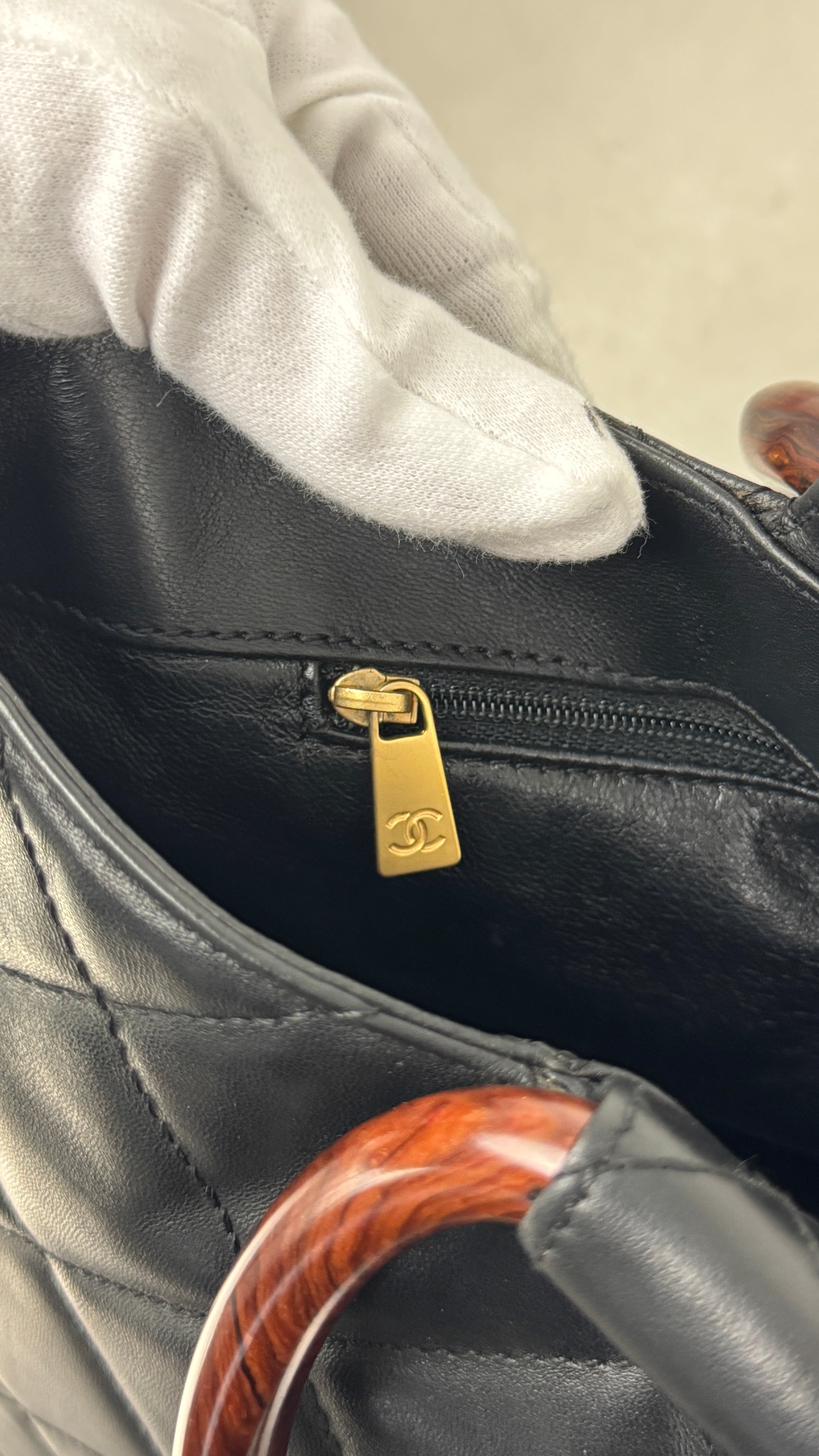 Chanel Black Tortoise Shell Bag (2001/2 Discontinued)