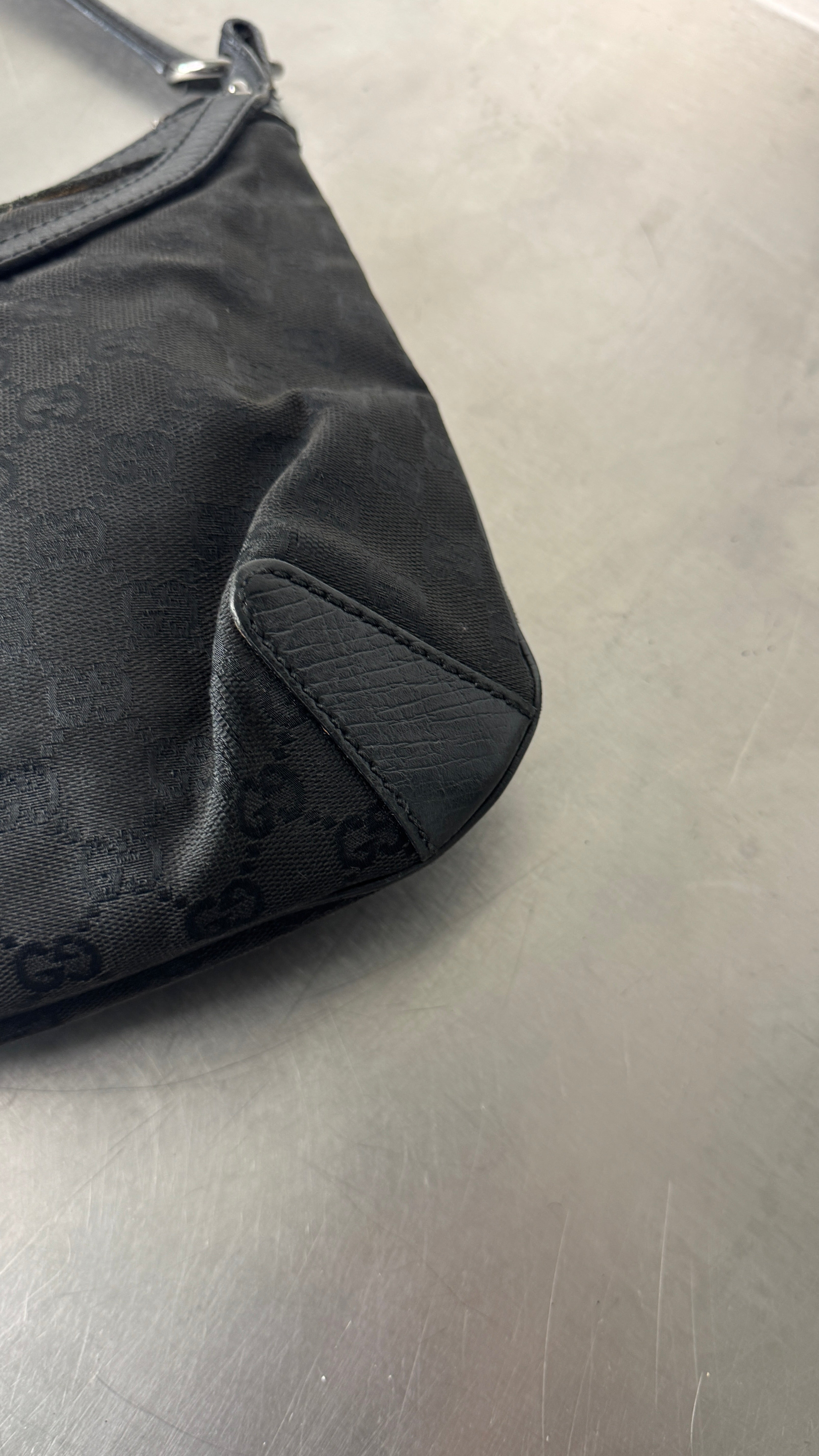 2000's Gucci Black Horsebit Bag