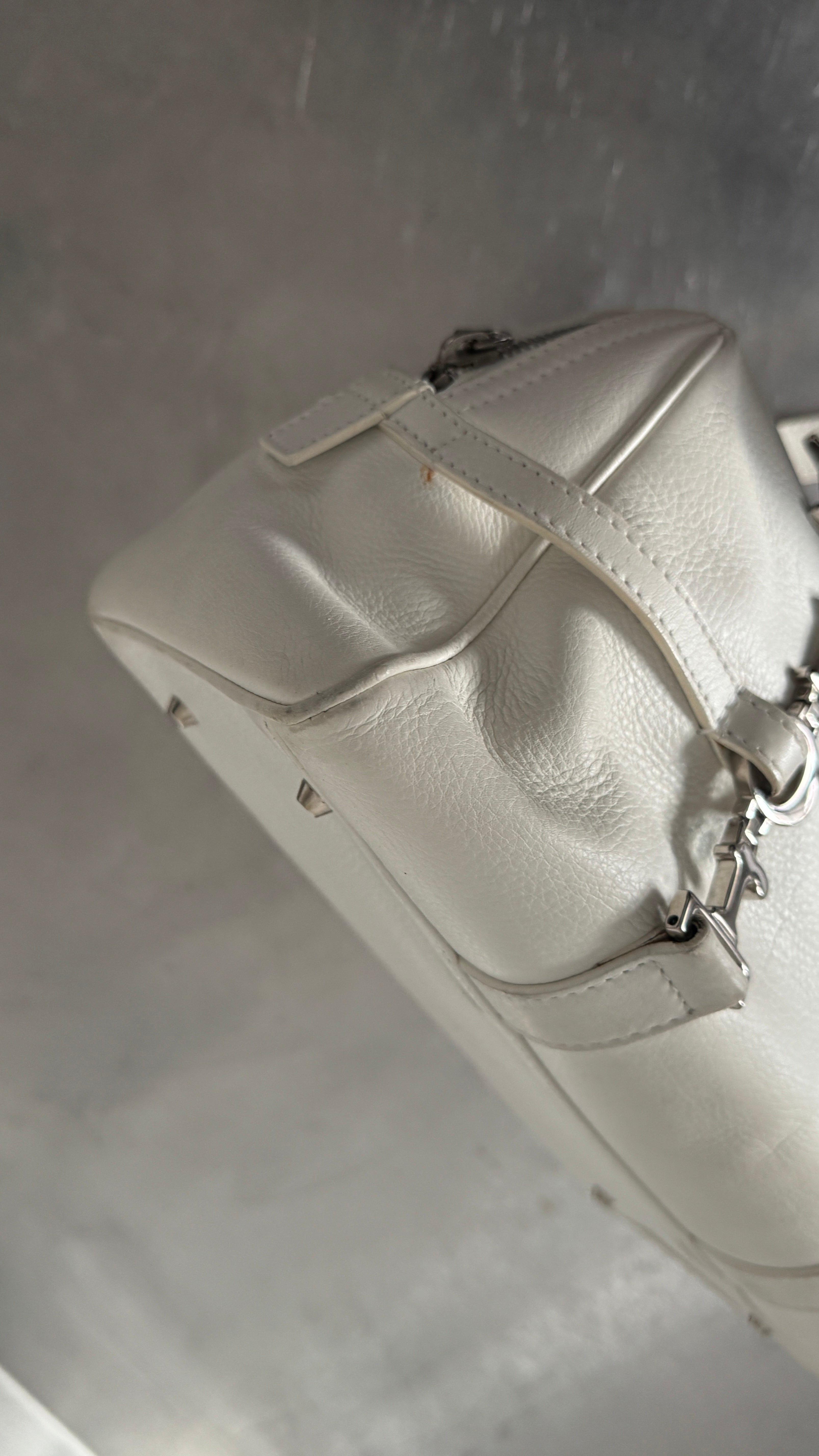 Christian Dior White D Charm Bag (2006 Vintage)
