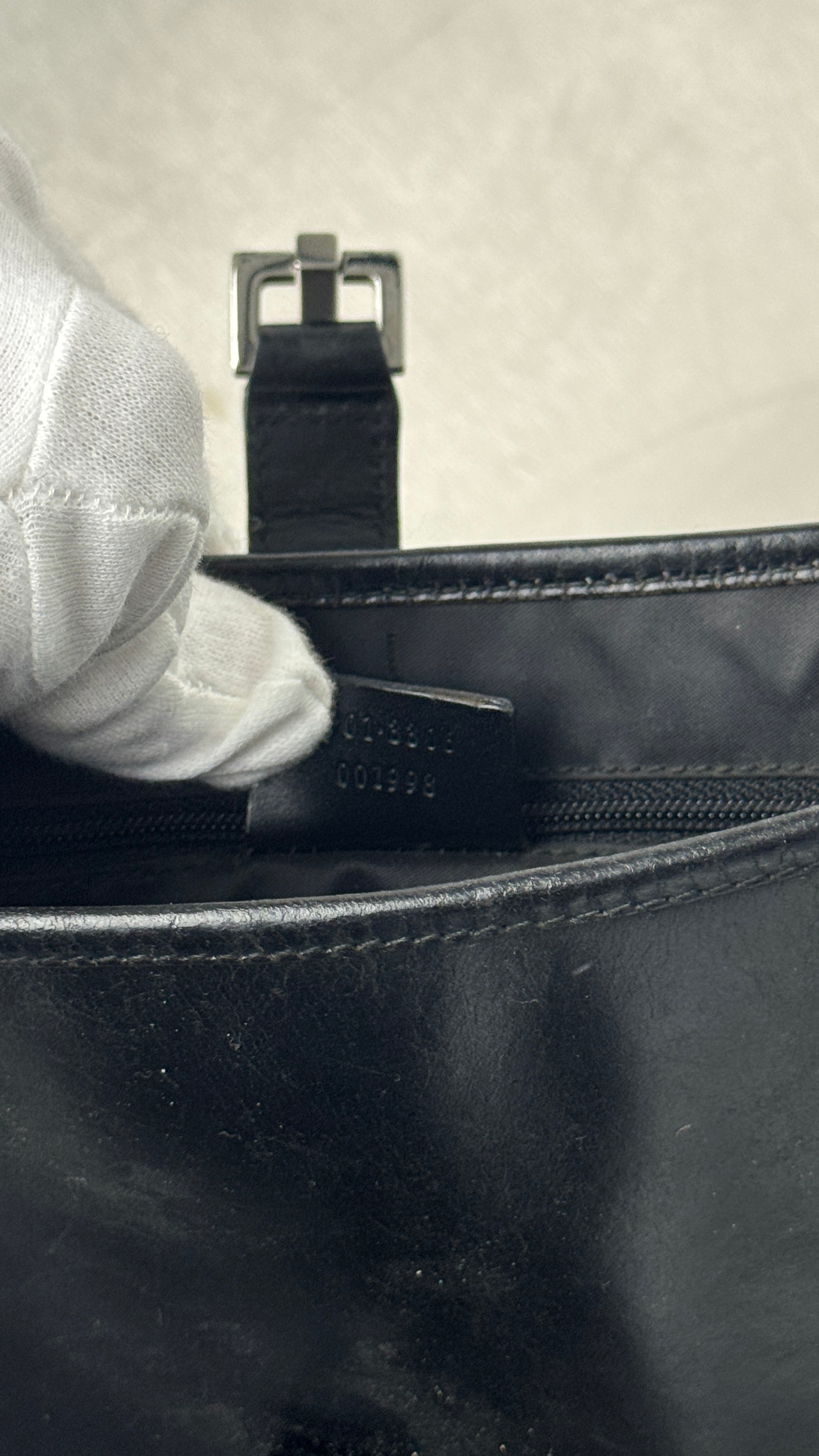 1990's Gucci Black Jackie Shoulder Bag