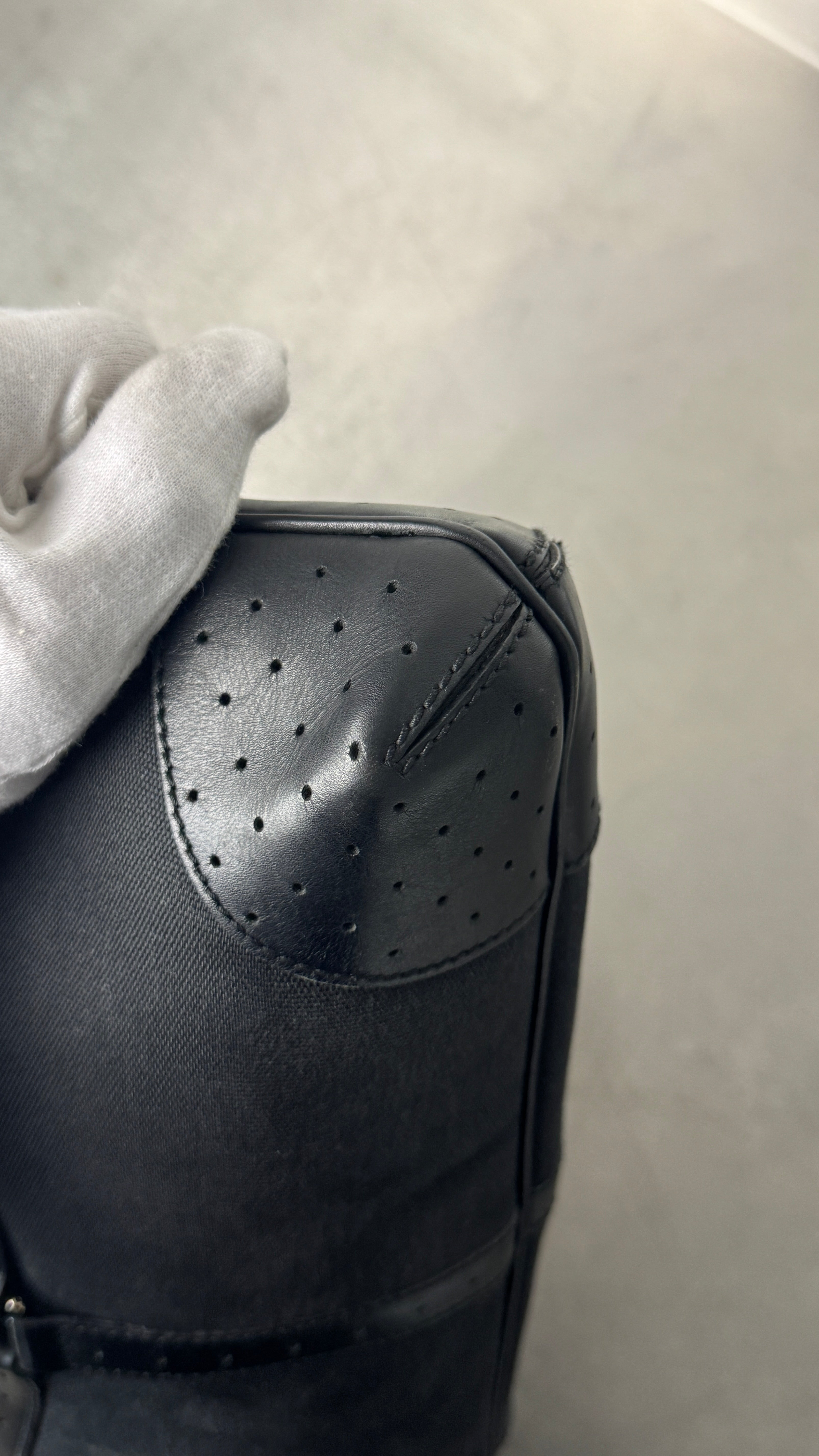 1990's Gucci Black GG Shoulder Bag