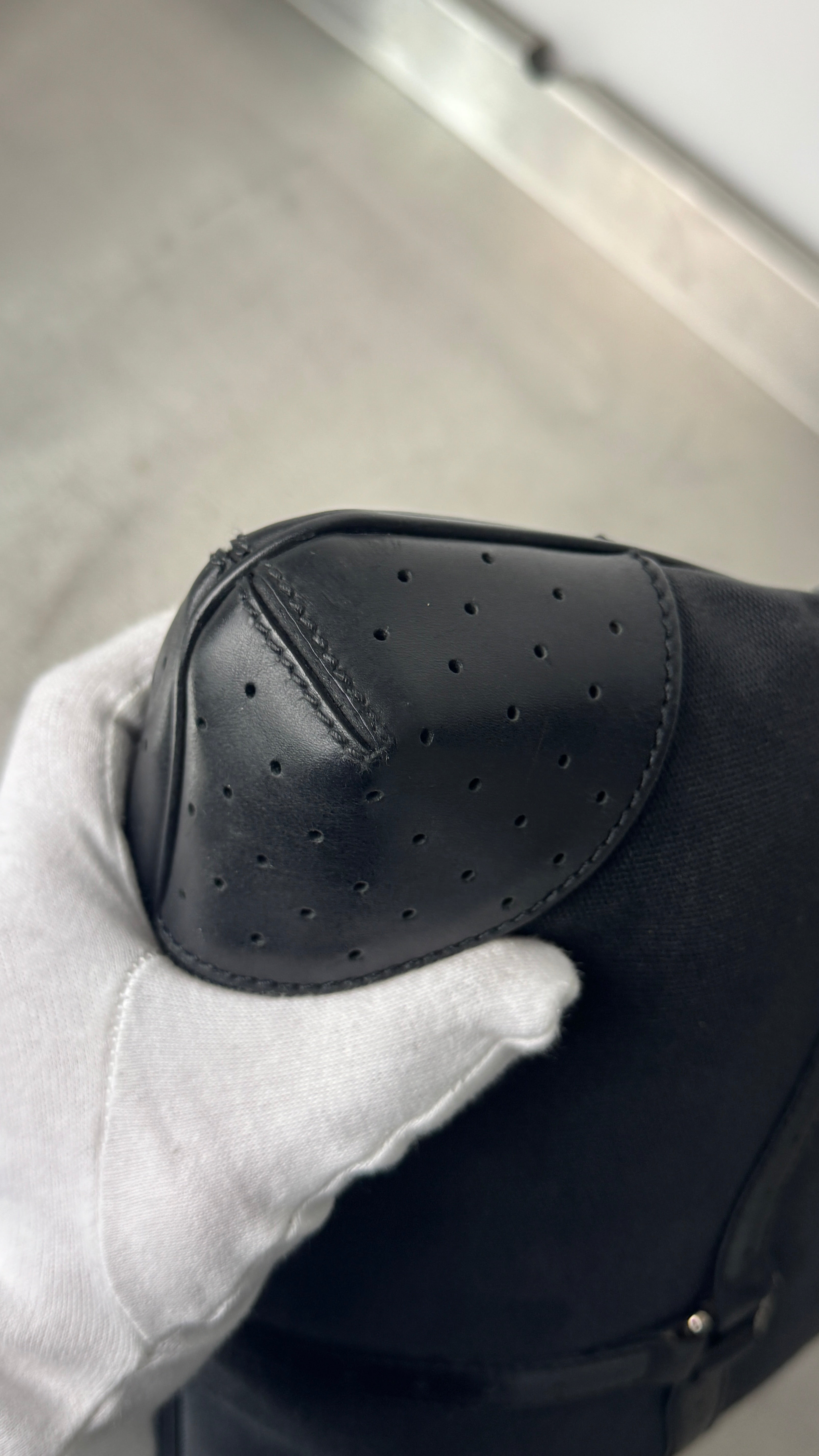 1990's Gucci Black GG Shoulder Bag