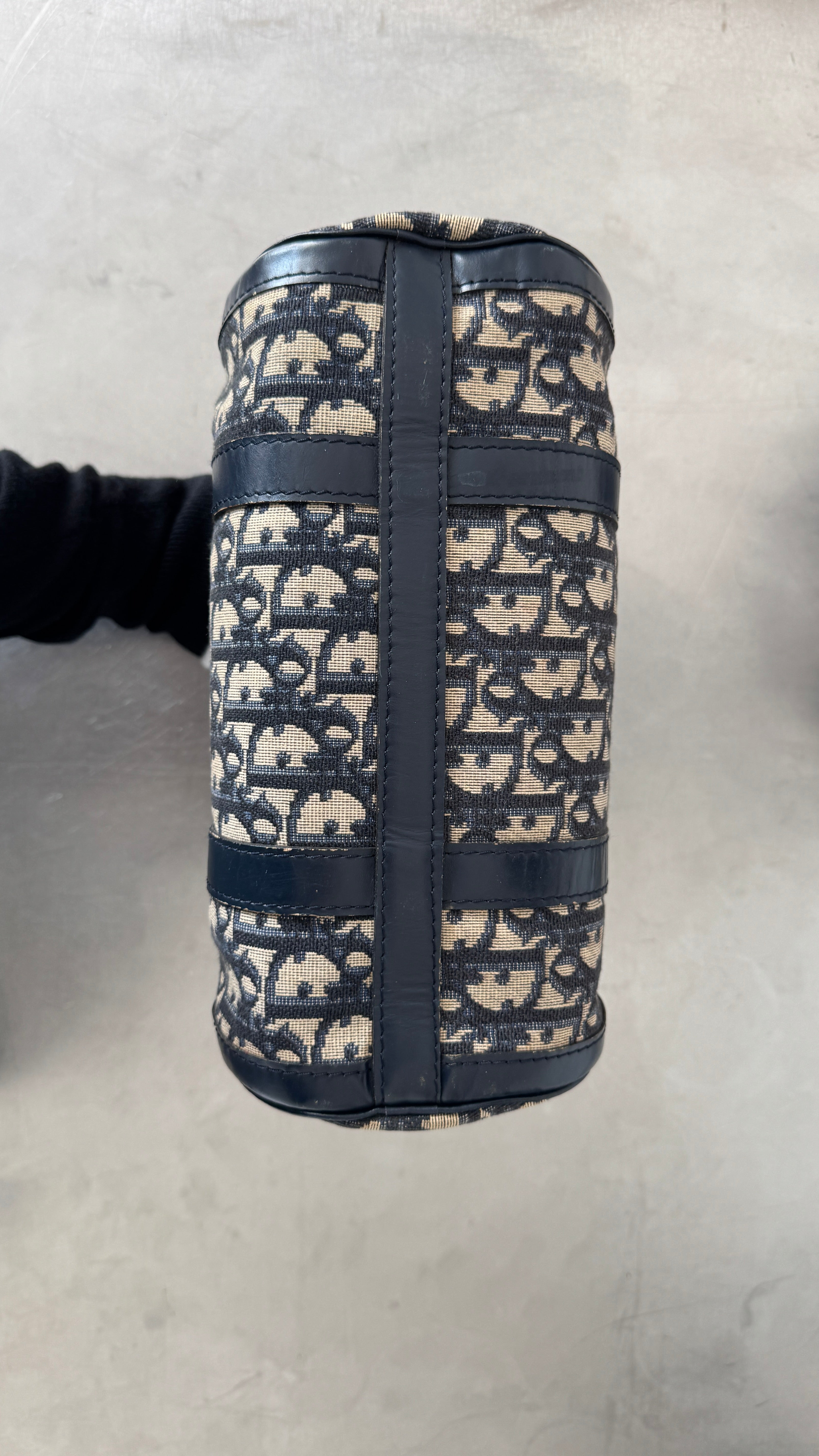 2004 VINTAGE Christian Dior Navy Boston Bag