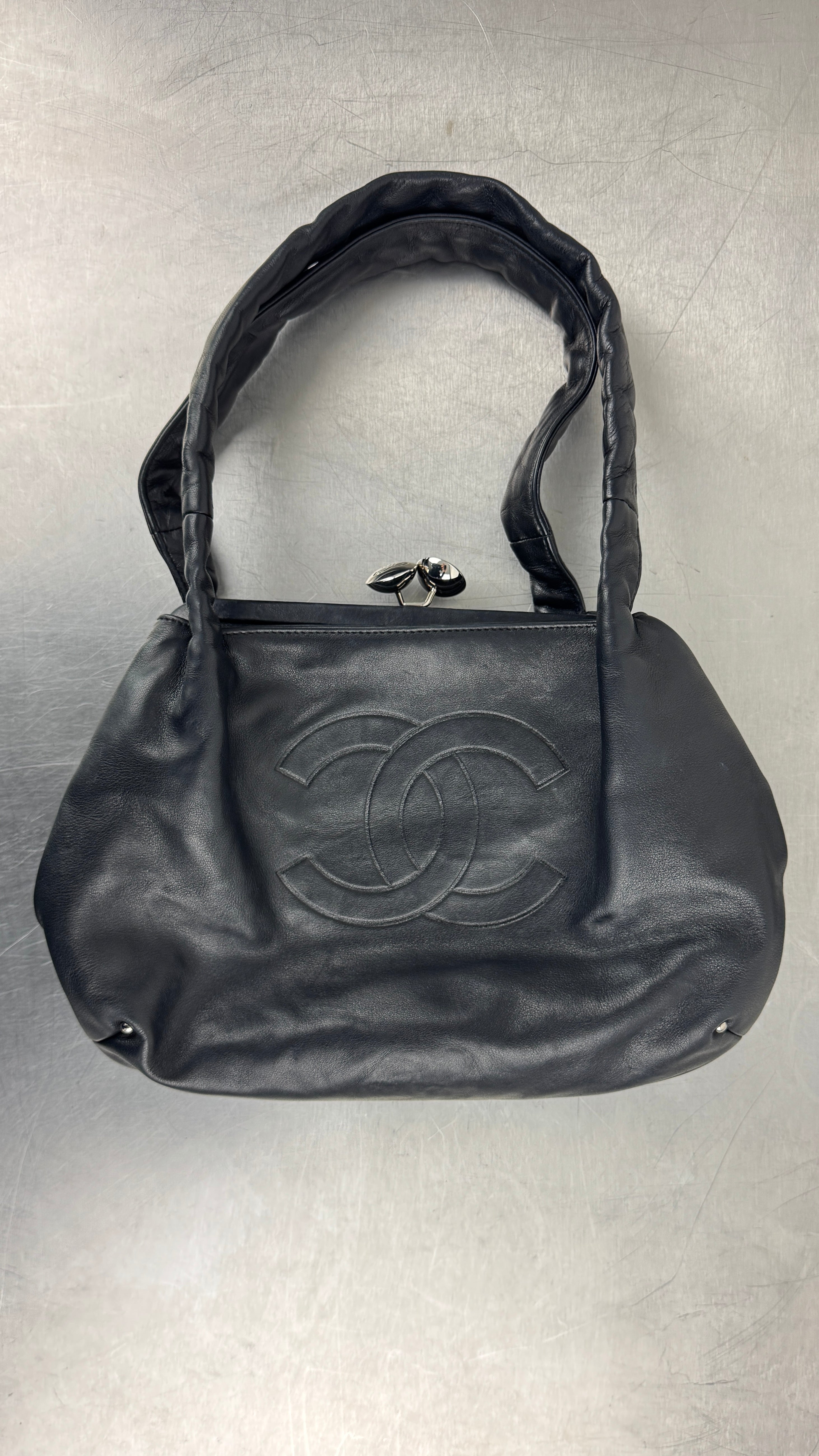 Chanel Kiss-Lock Hobo Bag (2005)