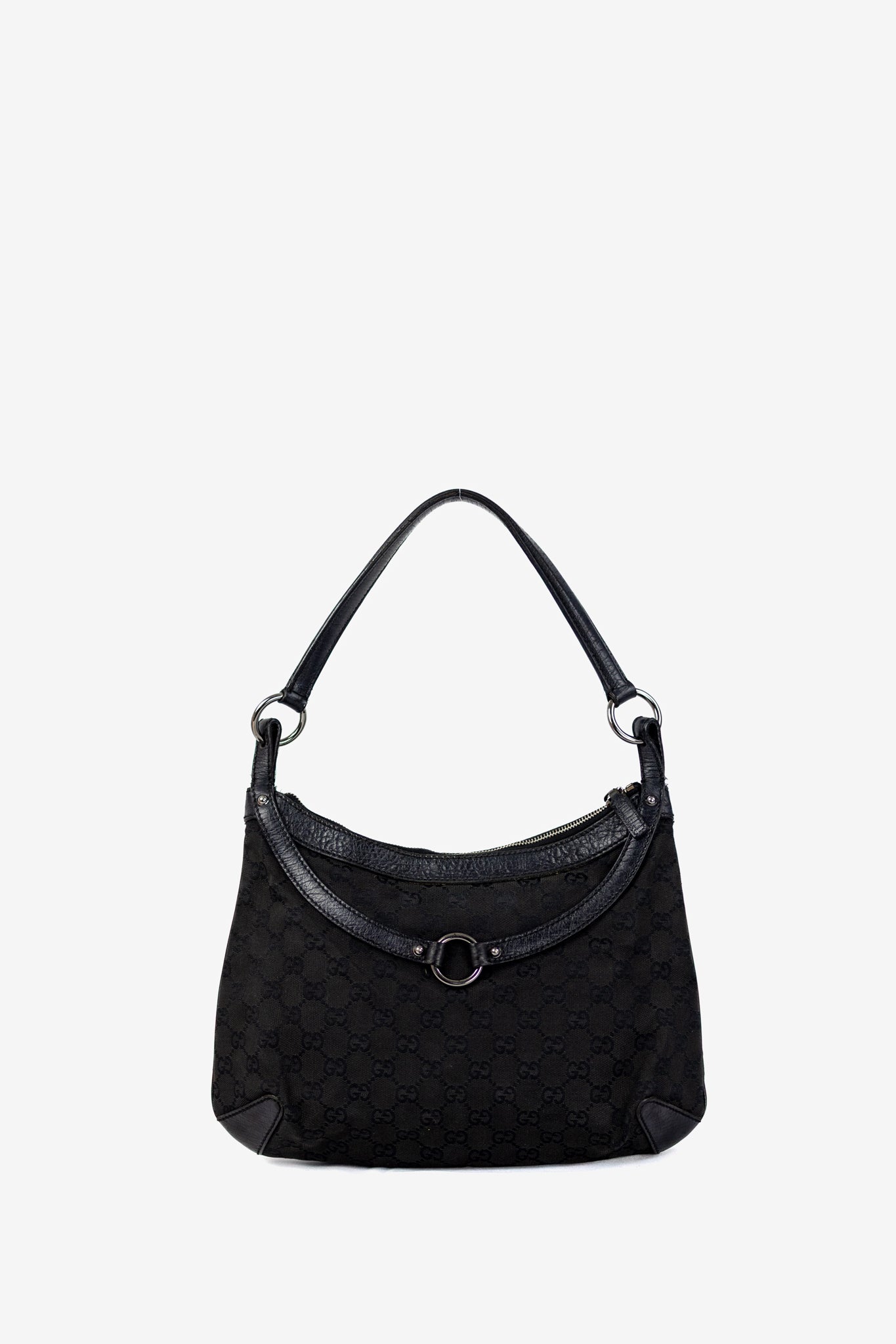 2000's Gucci Black Horsebit Bag