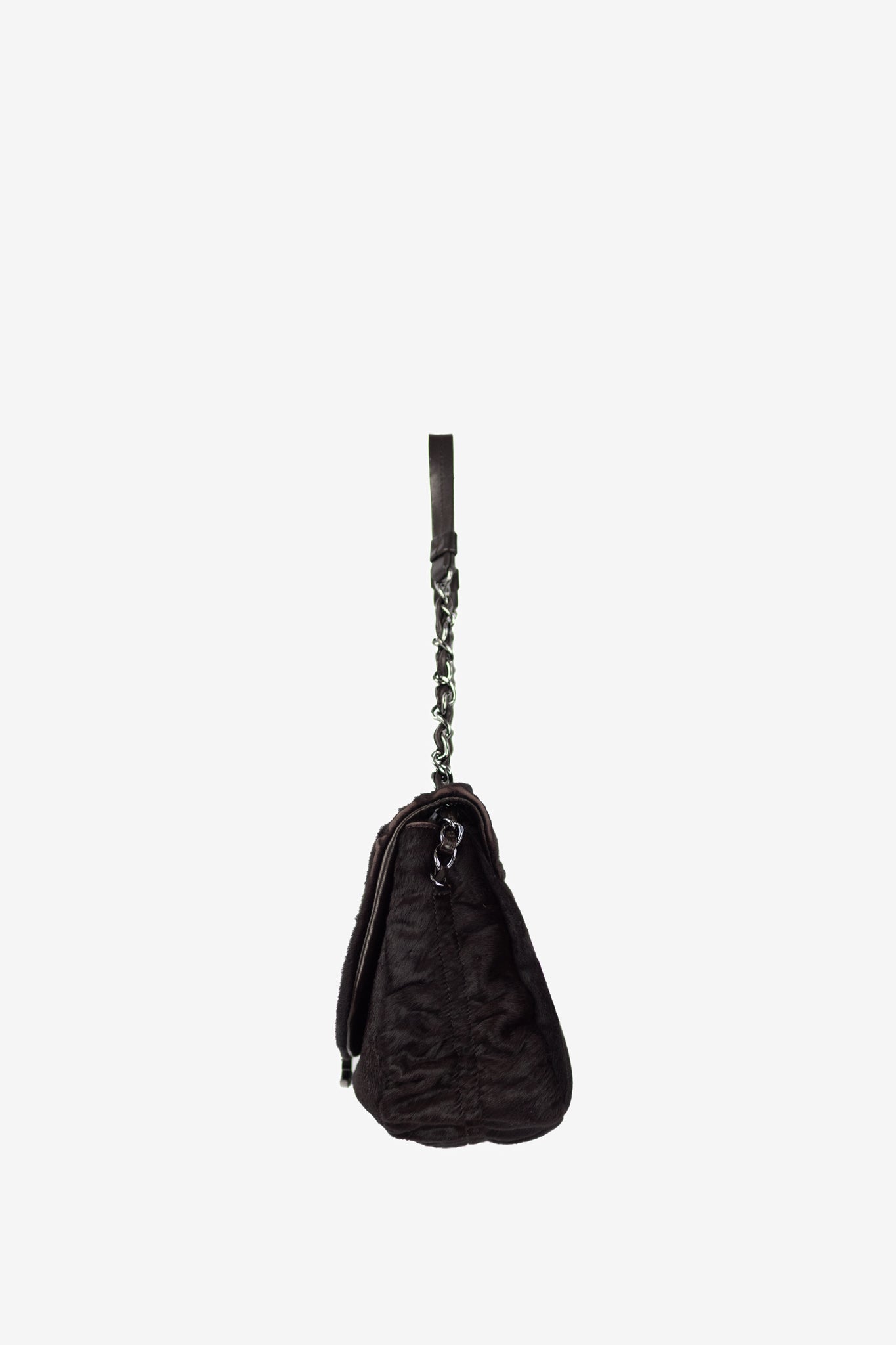 Chanel Dark Brown Pony Hair Shoulder Bag (2006/7 Rare)