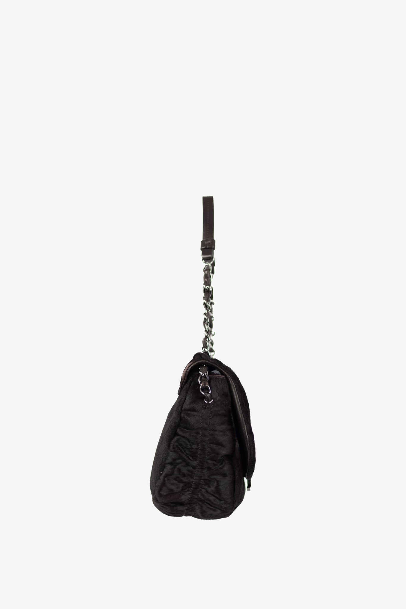 Chanel Dark Brown Pony Hair Shoulder Bag (2006/7 Rare)
