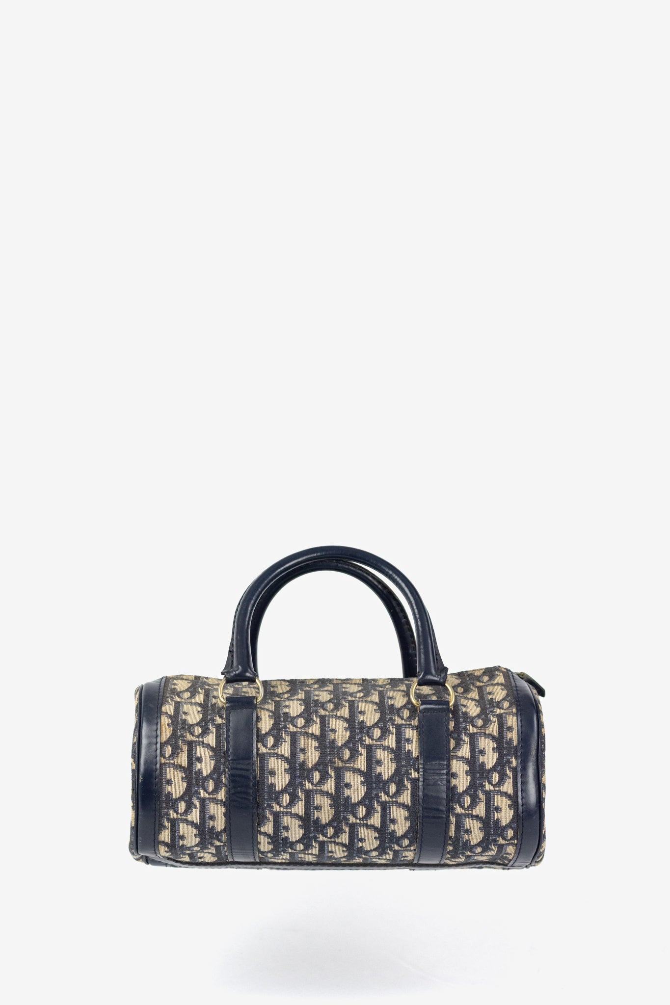 2004 VINTAGE Christian Dior Navy Boston Bag