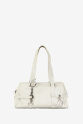 Christian Dior White D Charm Bag (2006 Vintage)