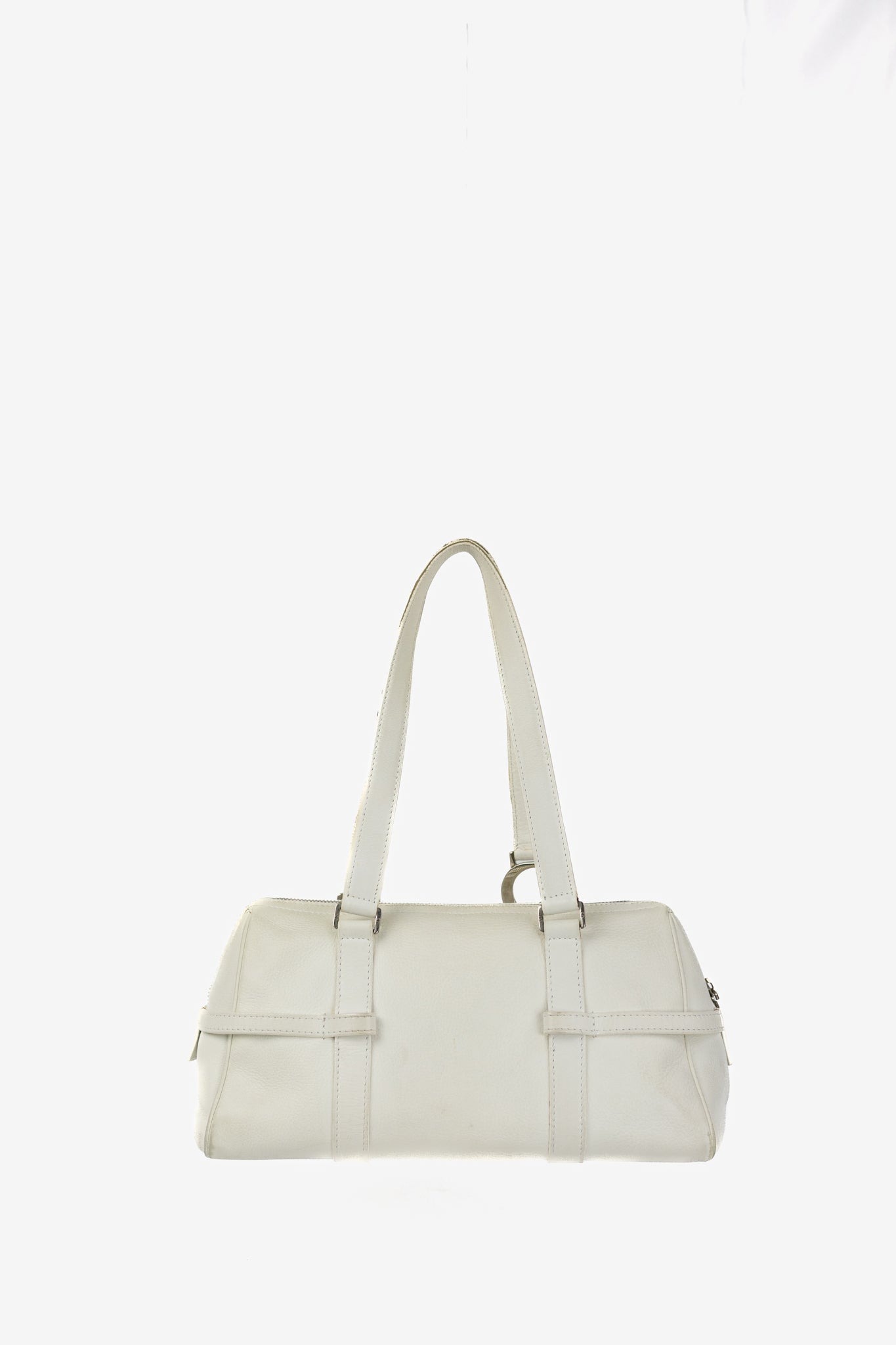 Christian Dior White D Charm Bag (2006 Vintage)