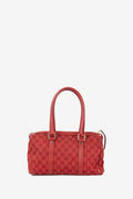 2000's Gucci Red Boston Shoulder Bag