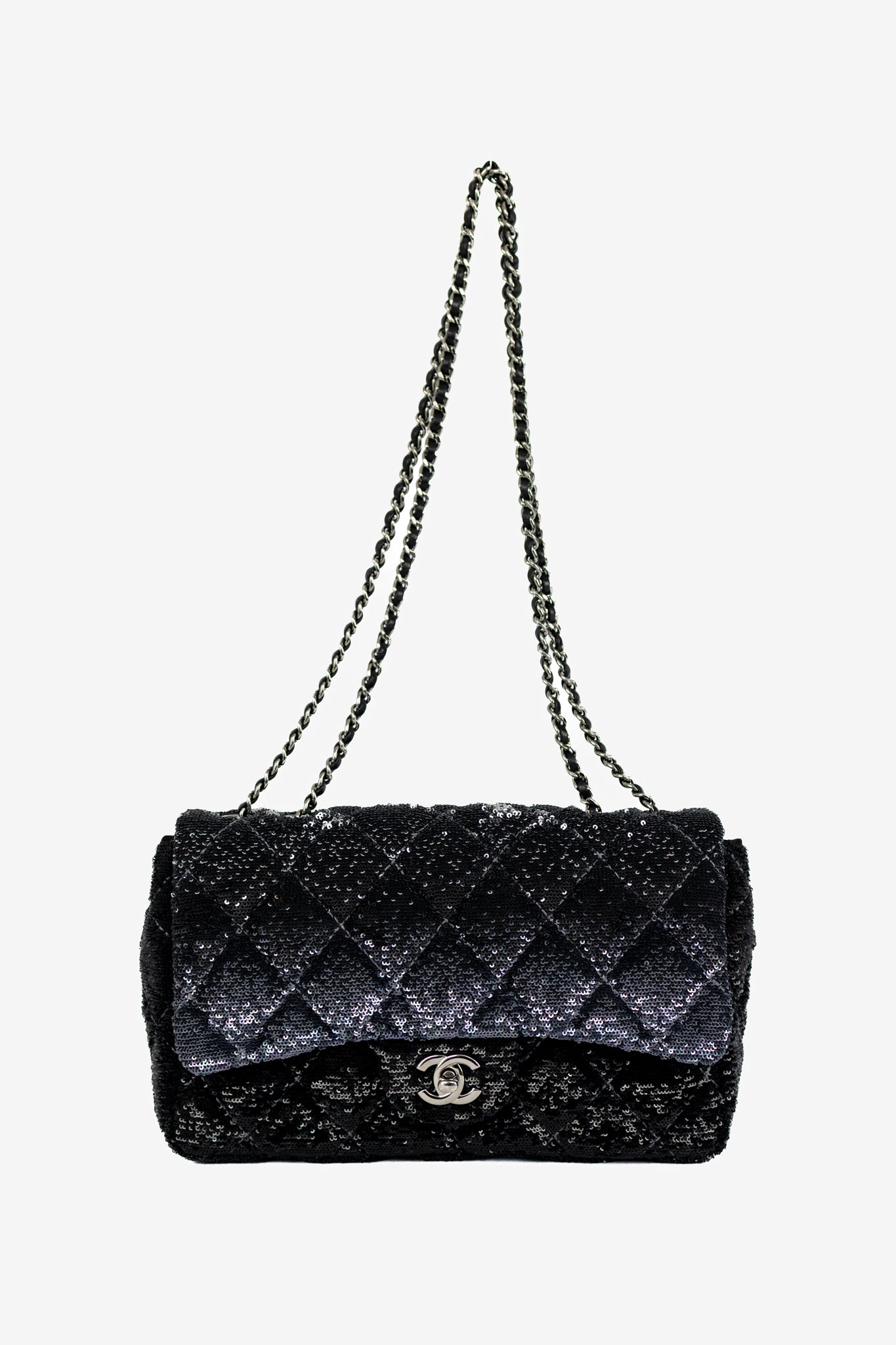 Chanel Sequin Single Flap Shoulder Bag (Very Rare)